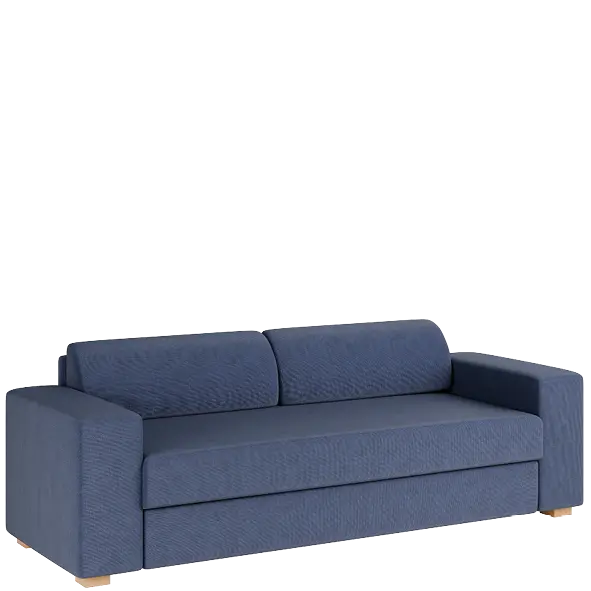 MONROE rošt, pohovka celočalouněná, látka B 20 tmavě modrá